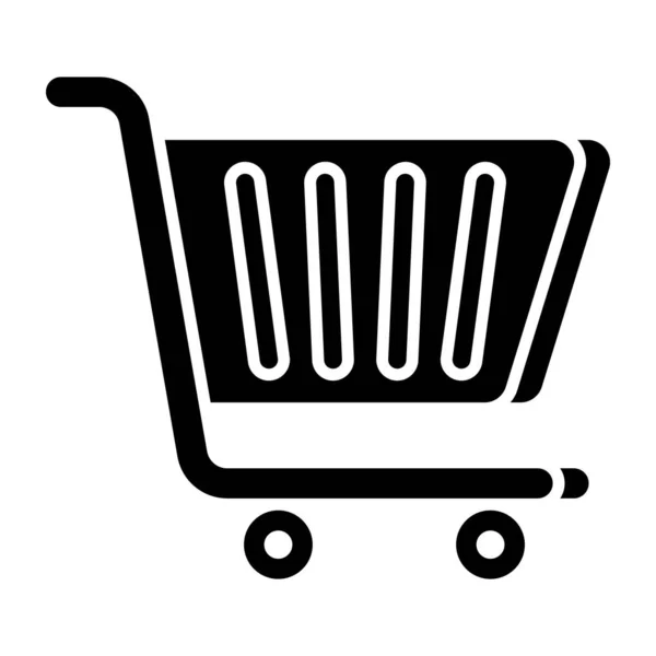 Shopping Cart Icon Editable Vector — стоковый вектор