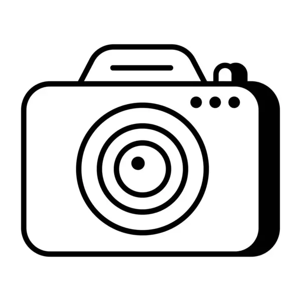 Vector Design Camera Photographic Equipment — Stock Vector
