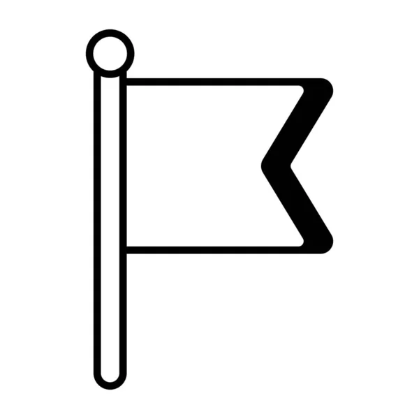 Unique Design Icon Flag — Stock Vector