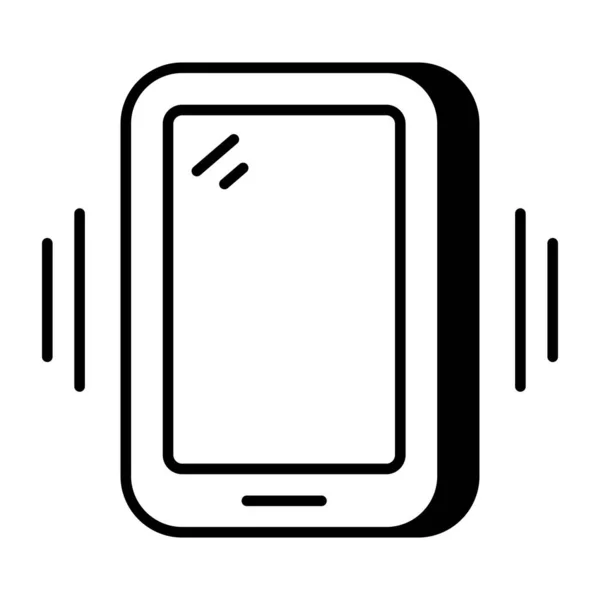 Icono Tecnología Moderna Del Teléfono Móvil — Vector de stock