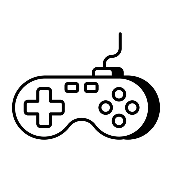 Ikona Moderního Designu Gamepadu — Stockový vektor