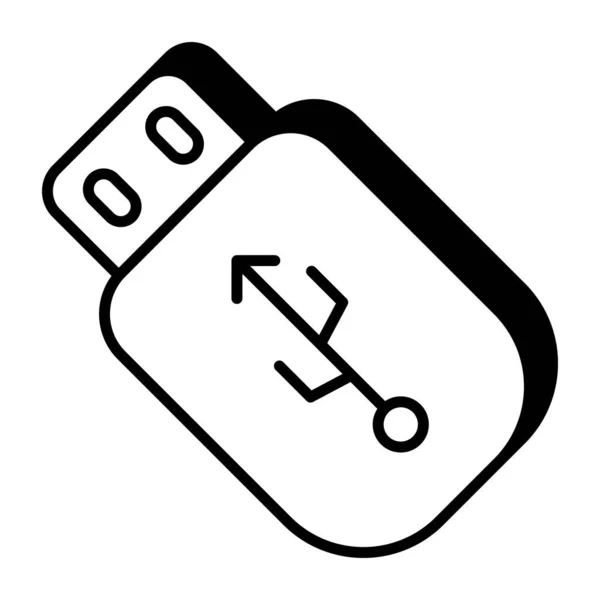 Premium Download Symbol Von Usb — Stockvektor
