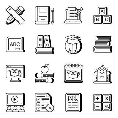 Biz her zaman senin isteklerine önem veririz, bu sefer bir eğitim ikonu paketi ile geleceğiz. Eklenmiş bir zip dizini ile tamamen düzenlenebilir. Böylece anında indirme işlemi kolaylaşır..