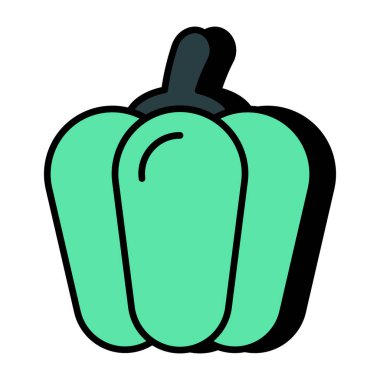 Capsicum 'un mükemmel bir tasarım simgesi