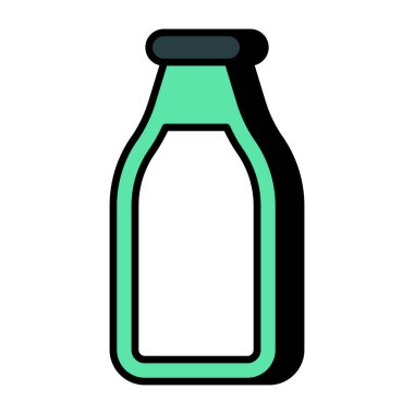 Süt şişesinin simge tasarımı