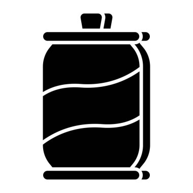Unique design icon of tin pack 