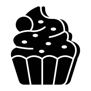 Lezzetli bir dondurma ikonu.