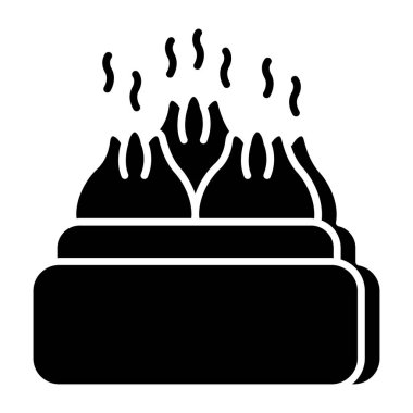 Dim sum 'un düzenlenebilir tasarım simgesi