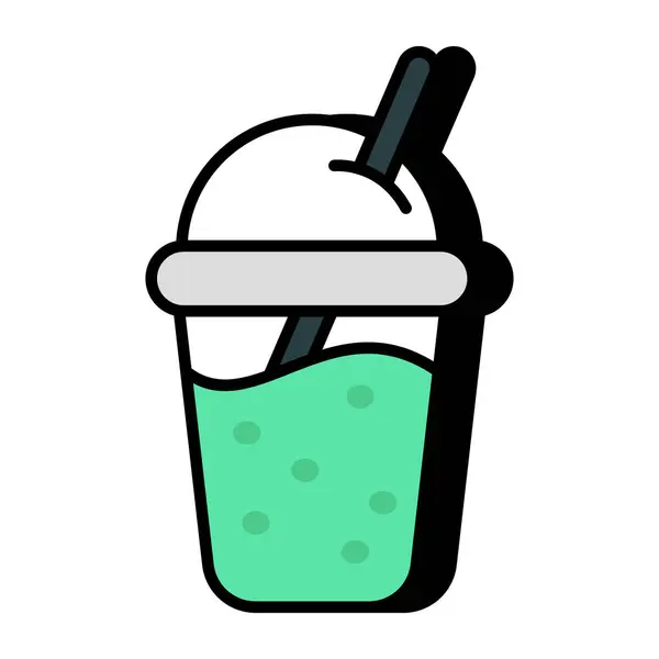 Editable Design Icon Takeaway Drink — 스톡 벡터