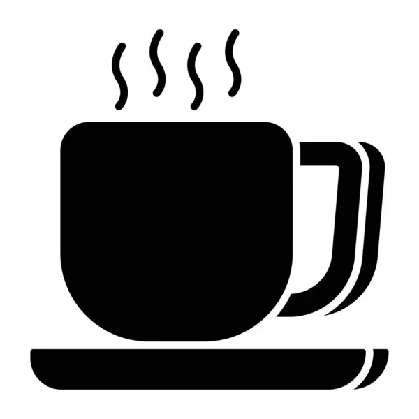 现代茶杯设计图标 — 图库矢量图片