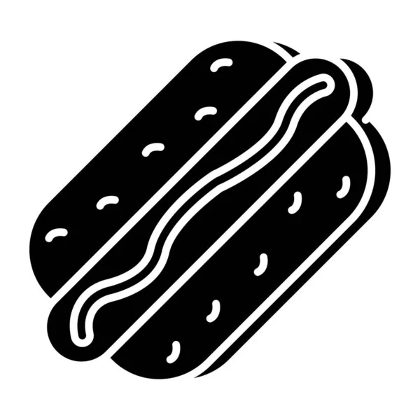 Icono Diseño Moderno Hamburguesa Hotdog — Vector de stock