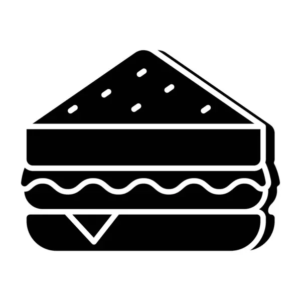 Modern Design Icon Sandwich — Stock Vector