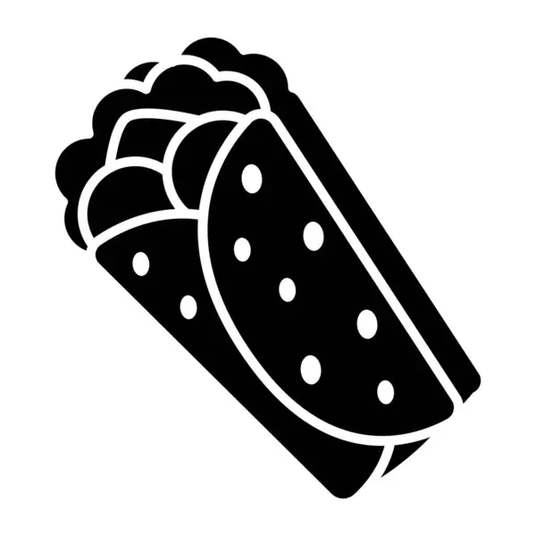 Modern Design Icon Shawarma — Image vectorielle