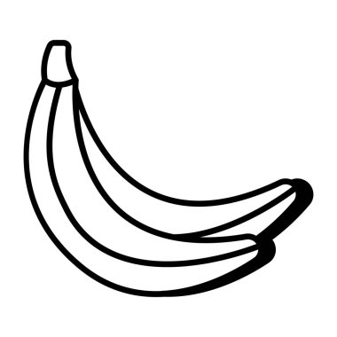 Modern design icon of banana 