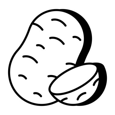 Birinci sınıf patates indirme simgesi 