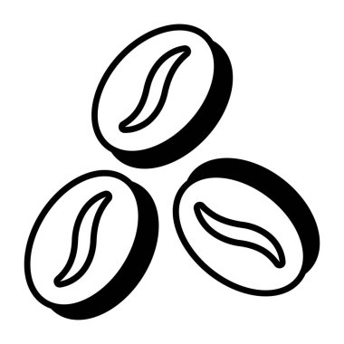 Perfect design icon of coffee beans