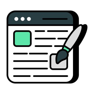        Web tasarımının premium indirme vektörü 