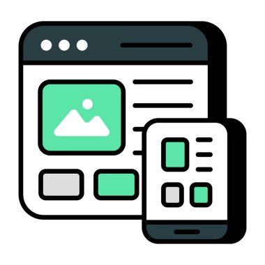        Web tasarımının premium indirme vektörü 