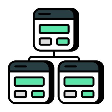        Web tasarımının premium indirme vektörü 