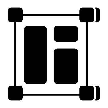      Modern style icon of transformation tool 