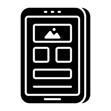 Web manzarasının eşsiz tasarım simgesi