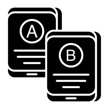 A / b testinin vektör tasarımı 