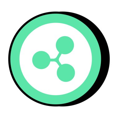 Dalgalanmanın yaratıcı tasarım simgesi 