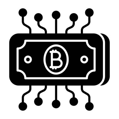 Bitcoin ağının premimium indirme simgesi 