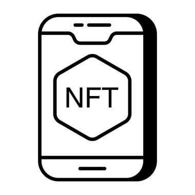 Nft peyzajının vektör tasarımı