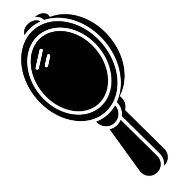 El aynasının düz tasarım simgesi 