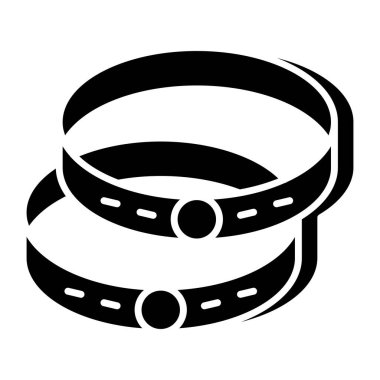 Kolluğun düz tasarım simgesi kavramsallaştırılıyor 