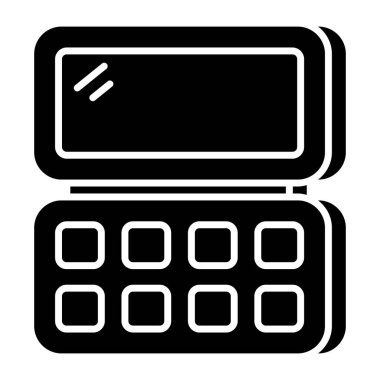 Göz farı kitinin modern tasarım simgesi 