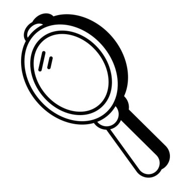 El aynasının düz tasarım simgesi 