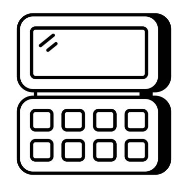 Göz farı kitinin modern tasarım simgesi 