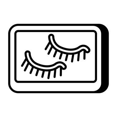 Kirpiklerin modern tasarım simgesi 