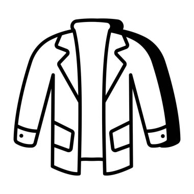 Ceketin modaya uygun vektör tasarımı