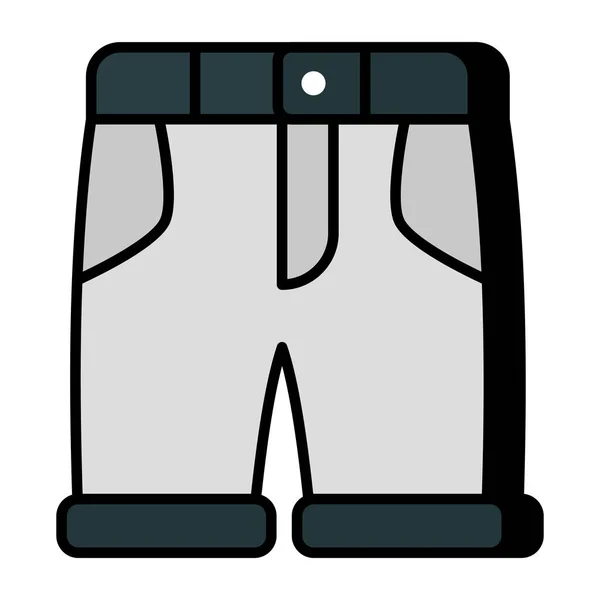Perfekt Design Ikon Shorts — Stock vektor