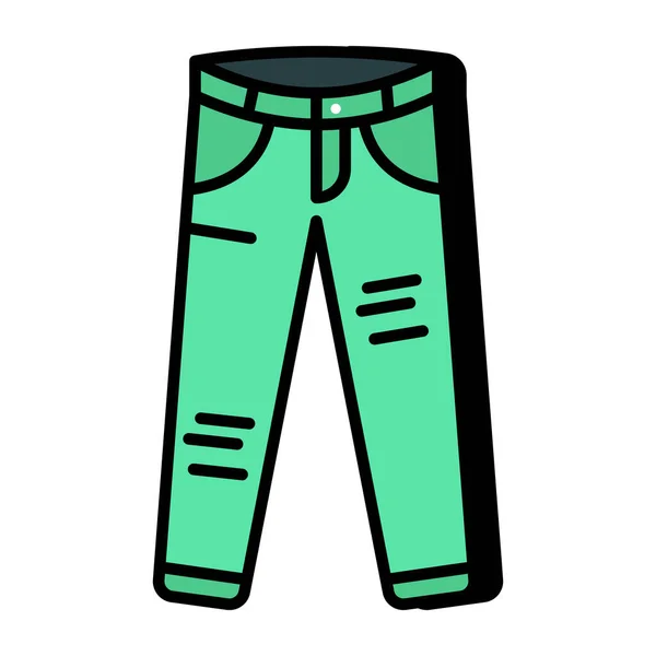 牛仔裤的创意设计图标 — 图库矢量图片