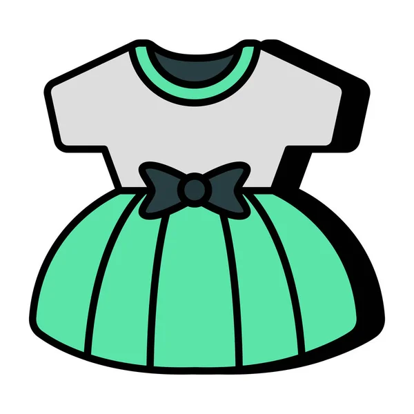 Perfect Design Icon Party Dress — стоковый вектор