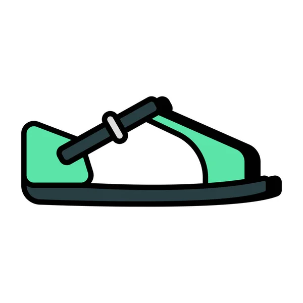 Resmi Ayakkabının Güzel Bir Tasarım Simgesi — Stok Vektör