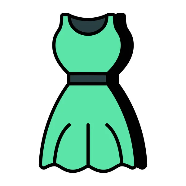 Perfect Design Icon Party Dress — ストックベクタ