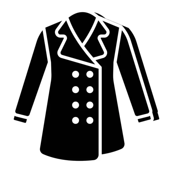 Női Kabát Divatos Vektorkialakítása — Stock Vector