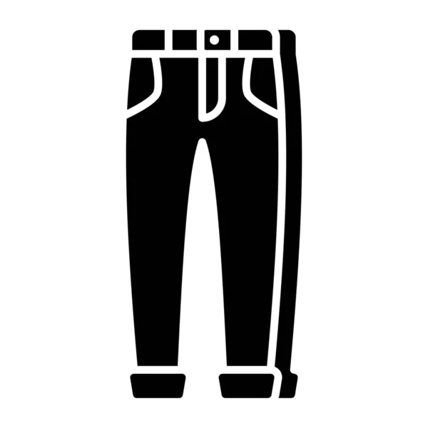 慢跑裤的扁平设计图标 — 图库矢量图片