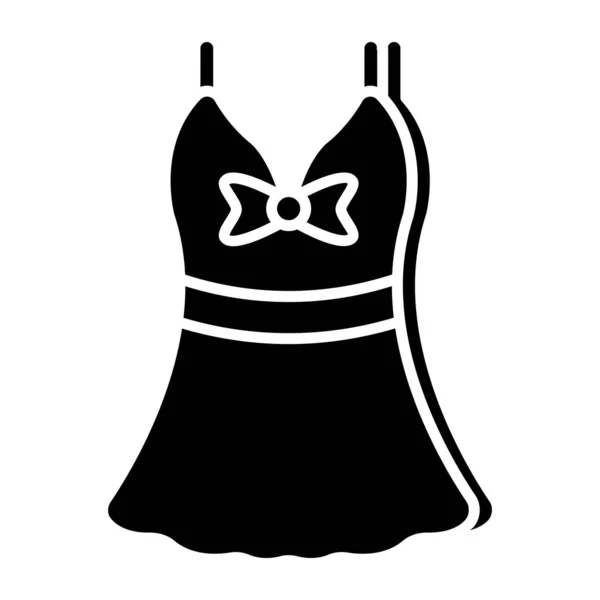 Perfect Design Icon Party Dress — Vettoriale Stock
