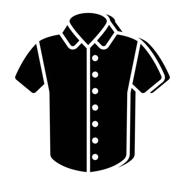 Premium Nedladdning Ikon För Casual Shirt — Stock vektor