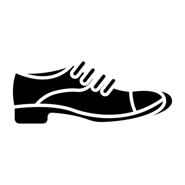 Hermoso Icono Diseño Zapato Formal — Archivo Imágenes Vectoriales
