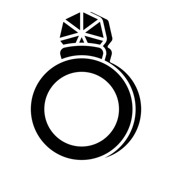 Premium Download Icon Diamond Ring — Vetor de Stock
