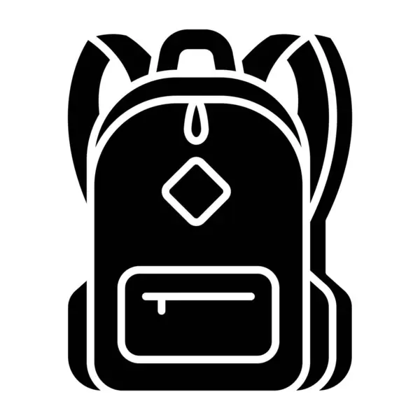 Premium Download Icon Backpack — стоковый вектор
