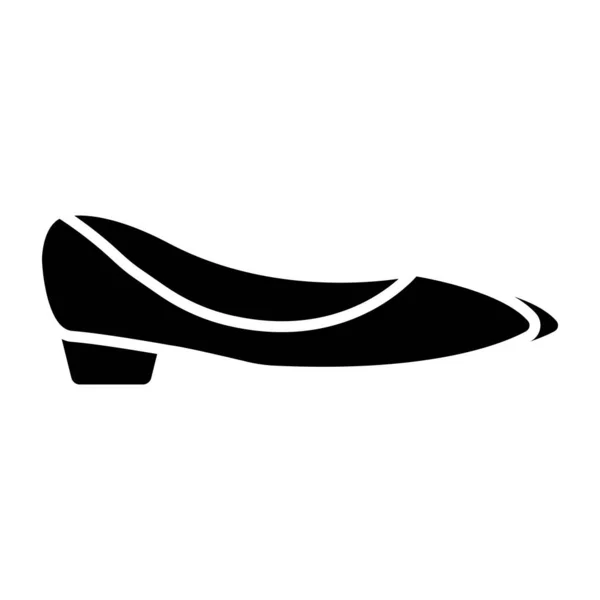 Красивая Икона Дизайна Плоской Обуви — стоковый вектор