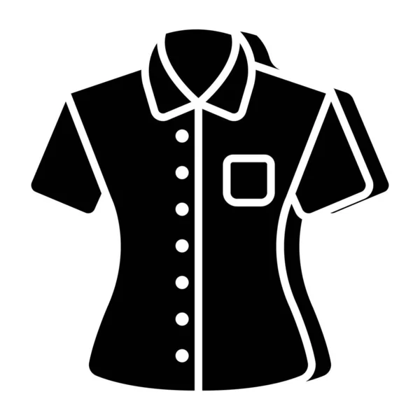 Icon Design Casual Shirt — Stock Vector